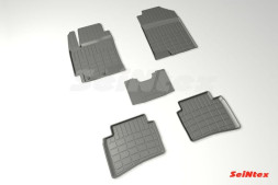 Коврики резиновые   Hyundai Solaris c 2017г.-/ Kia Rio IV c 2017г.-   СТАНДАРТ (борт 2см)