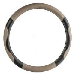 Оплетка на руль SENATOR Washington - M, Серый (кожа)