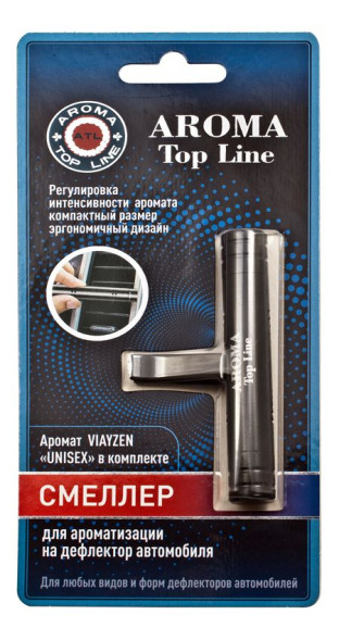 Осв.возд.  AROMA  Topline  на дефлектор UNISEX  черный
