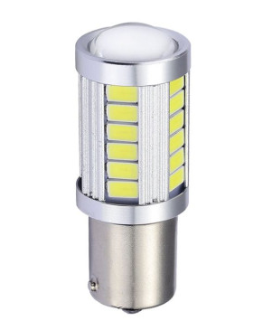 SOLAR  Свет-од  12V  T15  33 SMD 5730   BA15S желтый