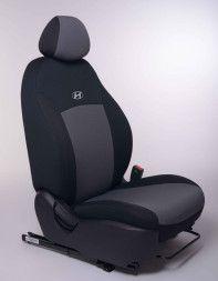 АВТОЧЕХЛЫ   Renault  Duster №1 (цельная, без airbag)  с 2011г-  (жаккард + кож.зам.)