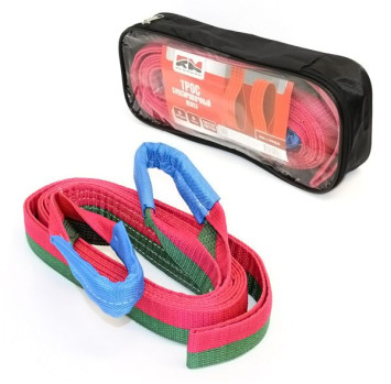 Трос буксировочный  &quot;RedMark&quot; лента (5 м 5 т.) петля/петля