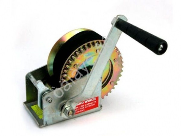 Лебёдка  ручная TRT 1101S 450кг (трос-ремень)