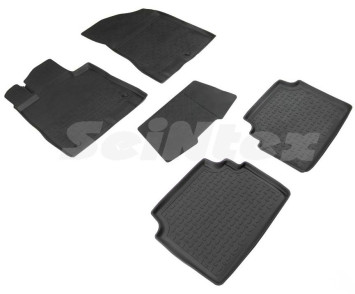 Коврики резиновые   Hyundai Sonata с 2019г-  БОРТ