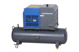 Компрессор винтовой NORDBERG NCF5R (4 кВт, ресивер 180 л, 10 бар, 450 л/мин)