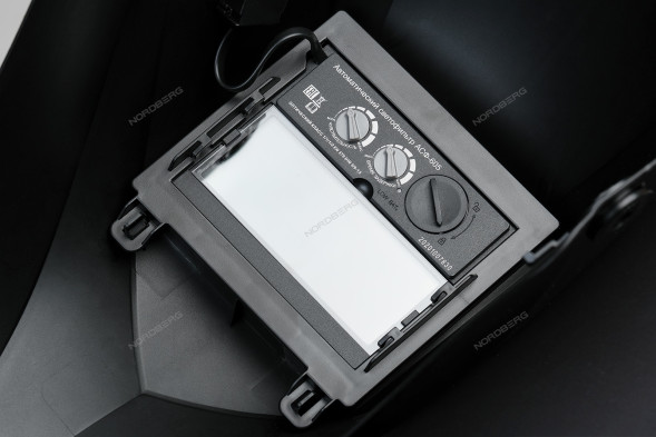 Маска сварщика NORDBERG NH2 &quot;Хамелеон&quot; с регулируемым фильтром (MMA+MIG+TIG) 