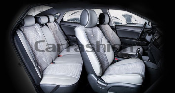 Комплект Накидок «ELEMENT PLUS» Серый/Серый/Серый (экокожа/полиэстер)