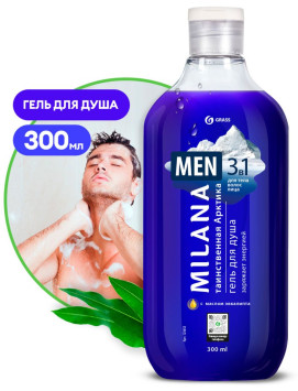 GRASS Гель для душа Таинственная арктика, с маслом эвкалипта 300мл.