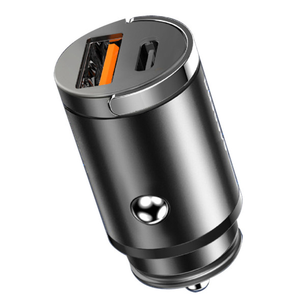 АЗУ  Carlife  2USB (12/24V - QC3.0  9V/2.22A ) Черный