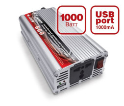 Преобраз. напряжения  AVS  12-220V  1000W  (допустимая пиковая 2000W)