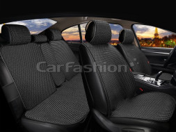 Комплект Накидок «KANT PLUS» Чёрный (искусственный шёлк)