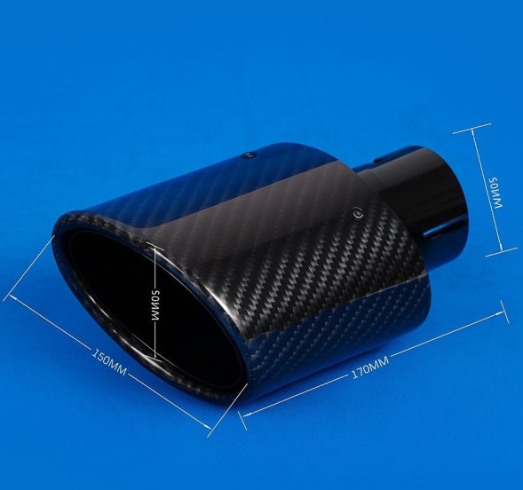 Насадка на глушитель &quot;Carlife&quot; (d 63мм) ширина 150мм длина 170мм