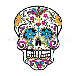 Наклейка  Череп  11x15см  №3