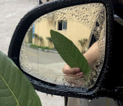 Наклейка на стекло водоотталкивающая  100x145мм овал 2шт.