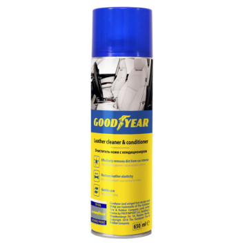 GOODYEAR Очиститель кожи с кондиционером, аэрозоль 650 мл.