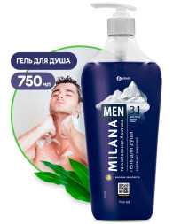 GRASS Гель для душа Таинственная арктика, с маслом эвкалипта 750мл.