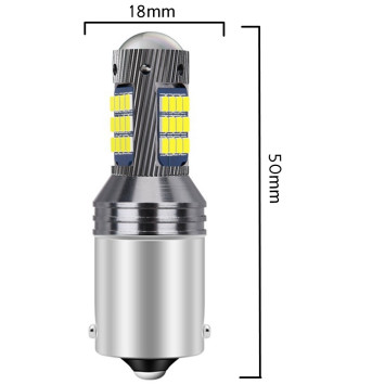 SOLAR  Свет-од  12V  T15  42 SMD 2016   BA15S белый