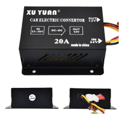 Преобраз. напряжения понижающий  Carlife  24-12V   20A 240W
