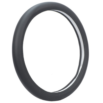 Оплетка на руль Carlife - М, Чёрный/Чёрный гладкая