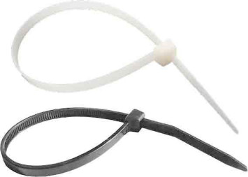 Хомуты пластик  M5  150х3,0 белые (уп.100шт)