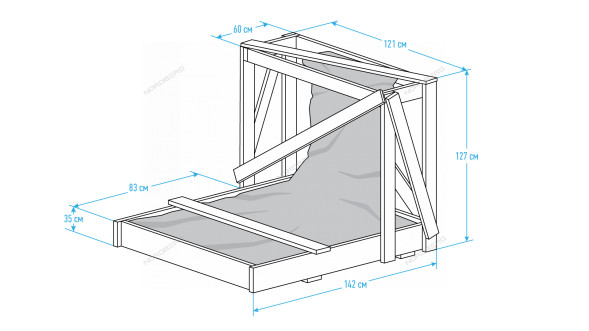 Грузовой стенд-кантователь NORDBERG N30160R для ремонта двигателей и агрегатов (1600 кг)