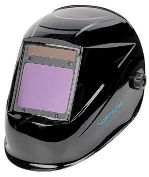 Маска сварщика NORDBERG NH5 &quot;Хамелеон&quot; с регулировкой степени затемнения (MMA, MIG/MAG, TIG, CUT)