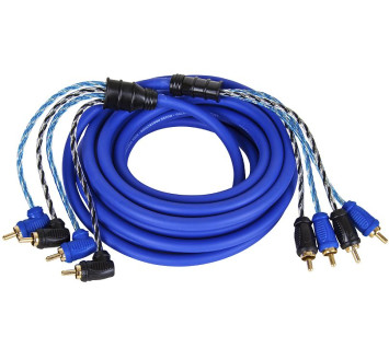 Межблочный 4-х канальный кабель Kicx