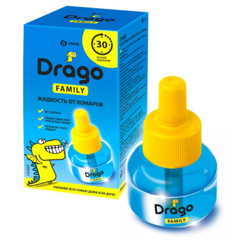 DRAGO Жидкость от комаров 30мл.
