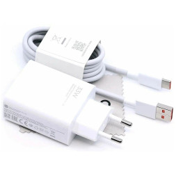 Зарядные устройства 220V  Xiaomi Mi 33W 1USB-A, 3A + кабель Type-C
