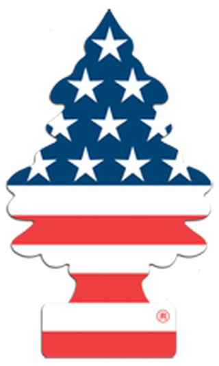 Осв.воздуха  Wunder-Baum Little   &quot;USA&quot;  Американский флаг  (ваниль)