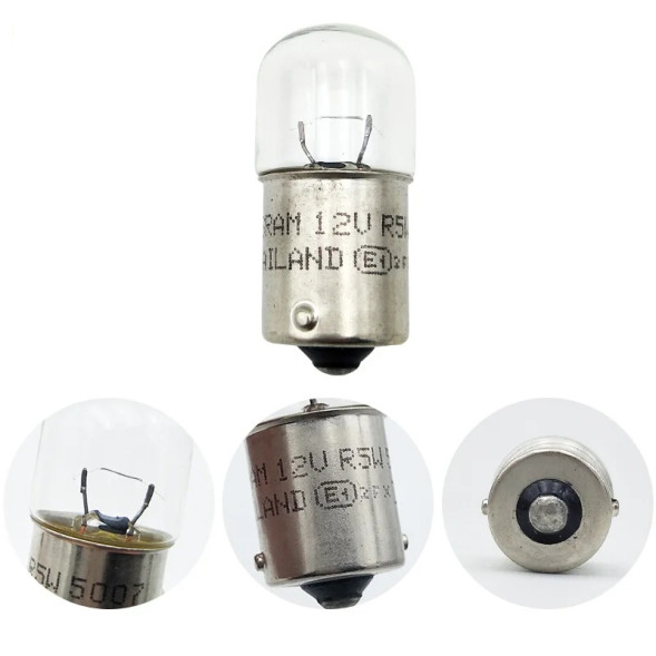 Лампа OSRAM 12V     R5W  BA15s  (упак.10шт)