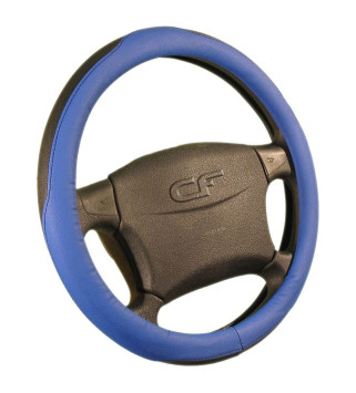 Оплетка на руль CF DIPLOMAT - М, Чёрный/Синий