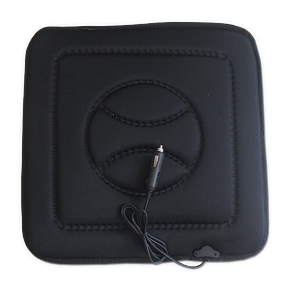 Накидка на сиденье  с подогревом (нижняя часть) AVS HC-008,  50х45см  Чёрный