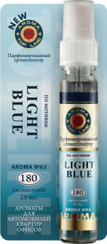 Осв.возд.  AROMA  Topline  Спрей Мужская серия  №63  D&amp;G Light Blue