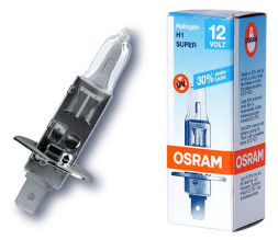Лампа OSRAM 12V H1 55W SUP P14,5s (картон 1шт) +30%