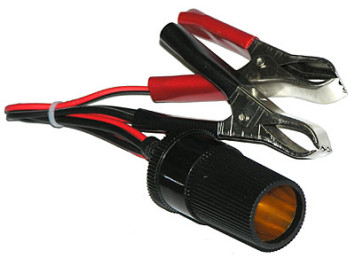 Переходник AVS CS101  30см , 12/24V клеммы-прикуриватель