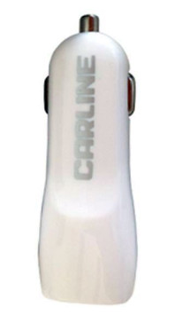 АЗУ  CARLINE®  1хUSB 1A  в прикур. 12/24В, цвет белый