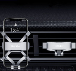 Держатель телефона Hyundai  зажимной  Красный