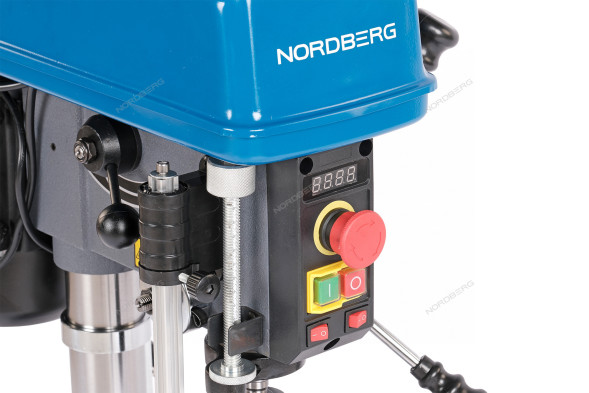 Станок сверлильный NORDBERG ND1651 (500 Вт, 16 мм, вариатор скорости, тиски)
