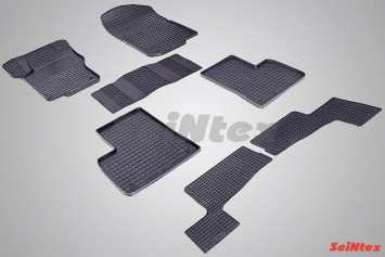 Коврики резиновые   Mercedes GL-Class X 166  с 2012г.-  СЕТКА