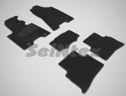 Коврики текстильн. Hyundai Tucson III с 2016г-  /компл.5шт./осн.резин./ LUX