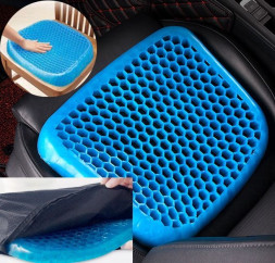 Подушка гелевая на сиденье в чехле