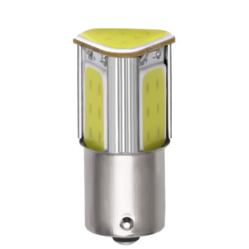 SOLAR  Свет-од  12V  T15  5 COB  21W   BA15s желтый