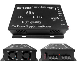 Преобраз. напряжения понижающий  Carlife  24-12V   60A 720W