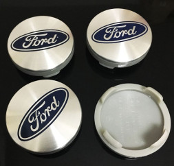 Заглушка (колпачок) на литой диск мод. FORD  серебро  ( D54/D50)