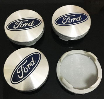 Заглушка (колпачок) на литой диск мод. FORD  серебро  ( D54/D50)