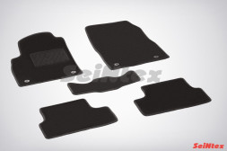 Коврики текстильн. Opel Astra J 2010-2017г. /компл.5шт./осн.резин./ LUX