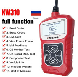 АВТОСКАНЕР KONNWEI KW310 (на русском)