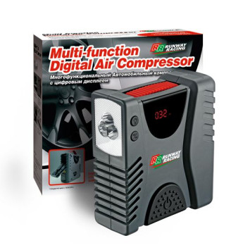 Компрессор Runway RR2213 19Amp/12л./прикур./цифровой манометр/ножное включение
