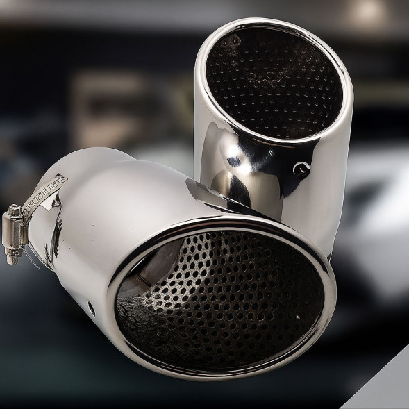 Насадка на глушитель &quot;Carlife&quot; (d 80мм) ширина 90мм длина 155мм